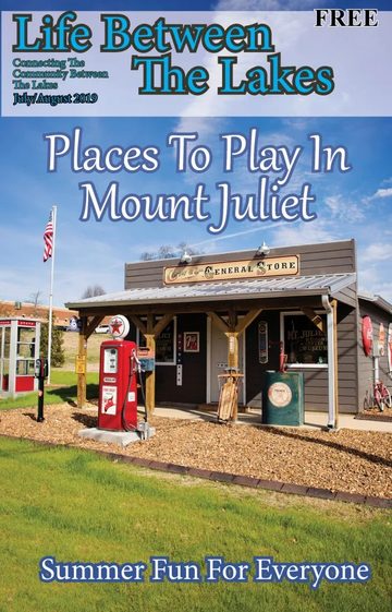 July/August 2019 cover: Places To Play In Mount Juliet, summer fun for everyone
