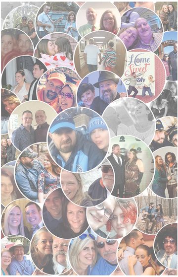 January/February 2020 cover: a collage of local couples