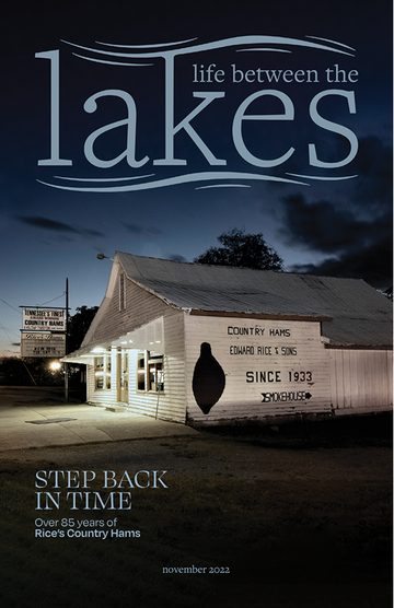 November 2022 cover: Step Back in Time, over 85 years of Rice's Country Hams